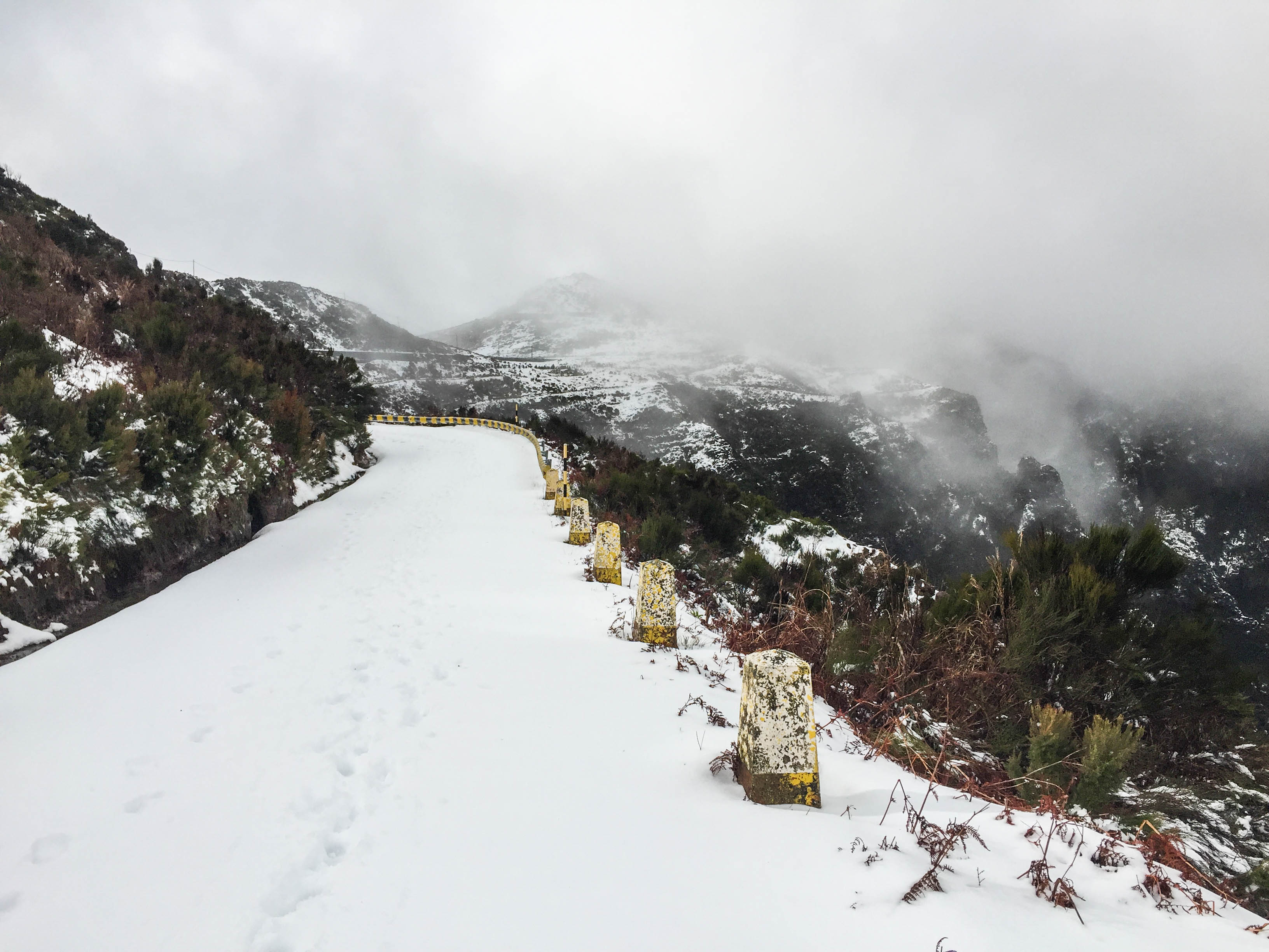 Snow in Madeira